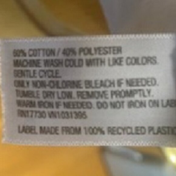 Women's Mossimo Supply Co White Cotton Blend Top Shirt T-Shirt Long Sleeve Sz: M - Picture 5 of 5